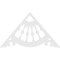 Ekena Millwork Pitch Wagon Wheel Architectural Grade PVC Gable Pediment, 72"W x 42"H x 1"P (14/12) GPP072X042X100WAG - alternate 4